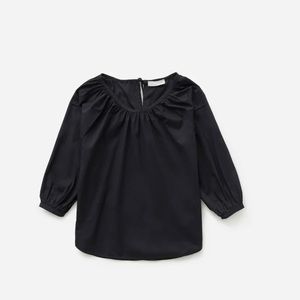 Everlane The Ruched Air Blouse Top